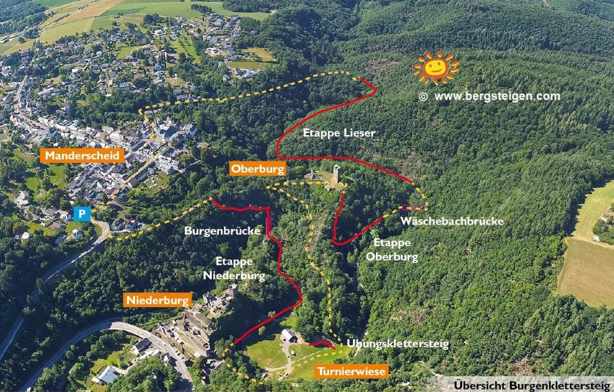 Um Die Ecke Leilighet Manderscheid Eksteriør bilde